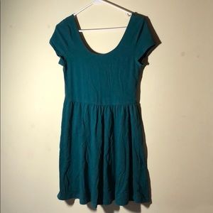 Green cotton dress